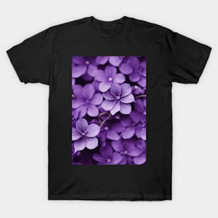 Beautiful Violet Flowers, for all those who love nature #129 T-Shirt